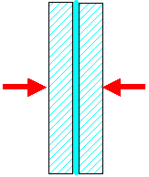 防犯合わせガラスの図